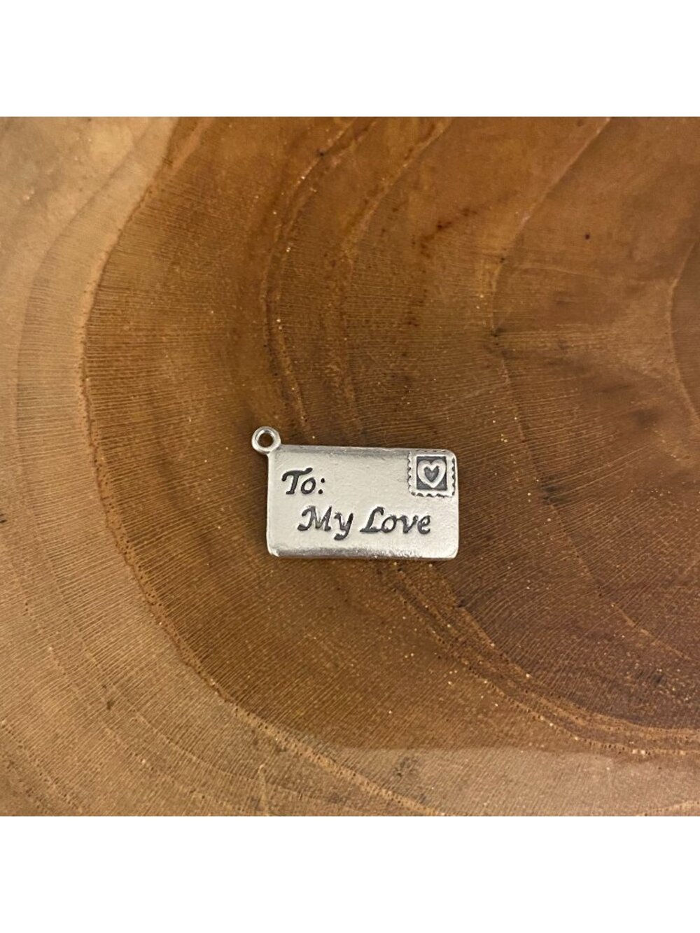 James Avery Enamel Love Letter Charm, Sterling Silver